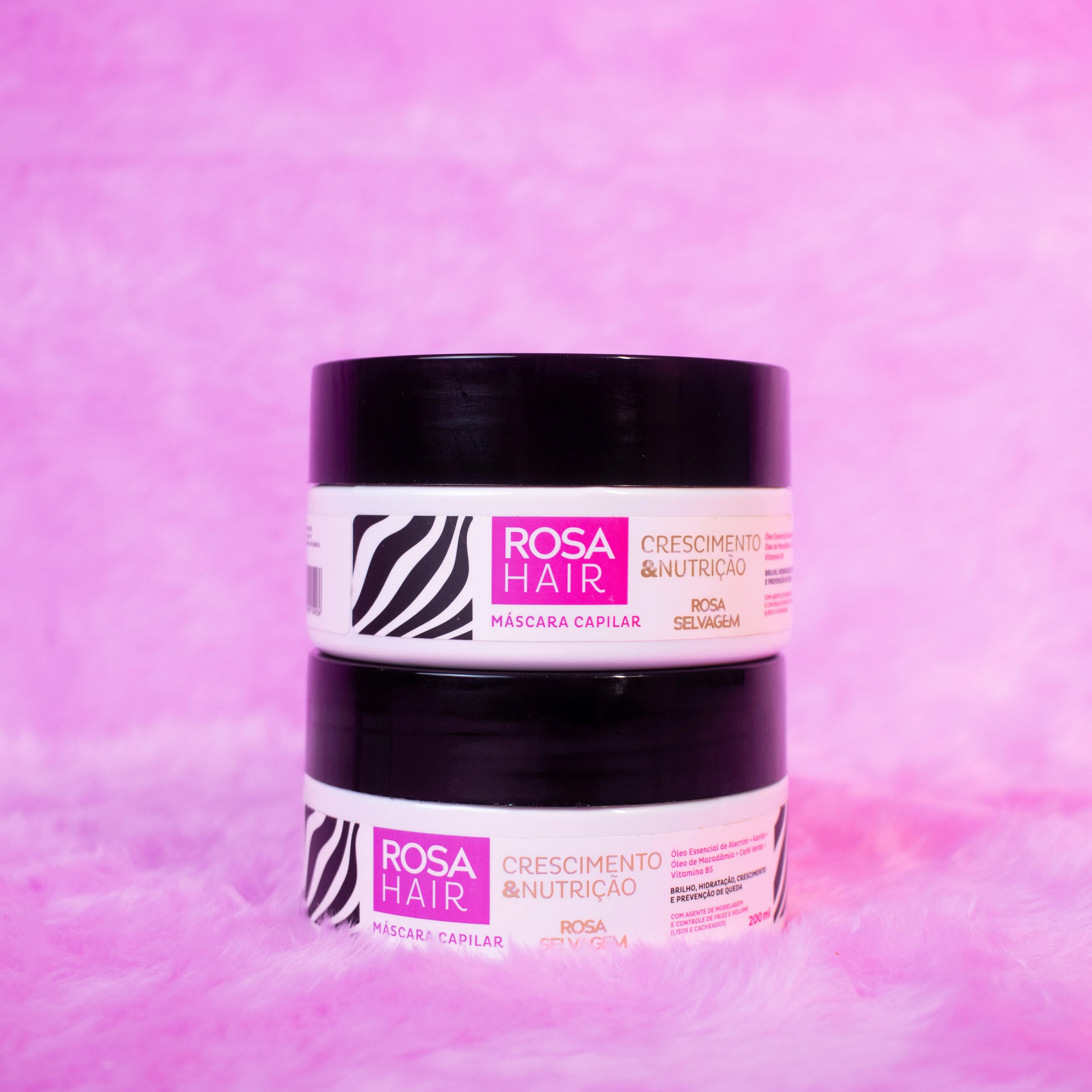 Rosa Hair - Máscara de Crescimento 2 unids.
