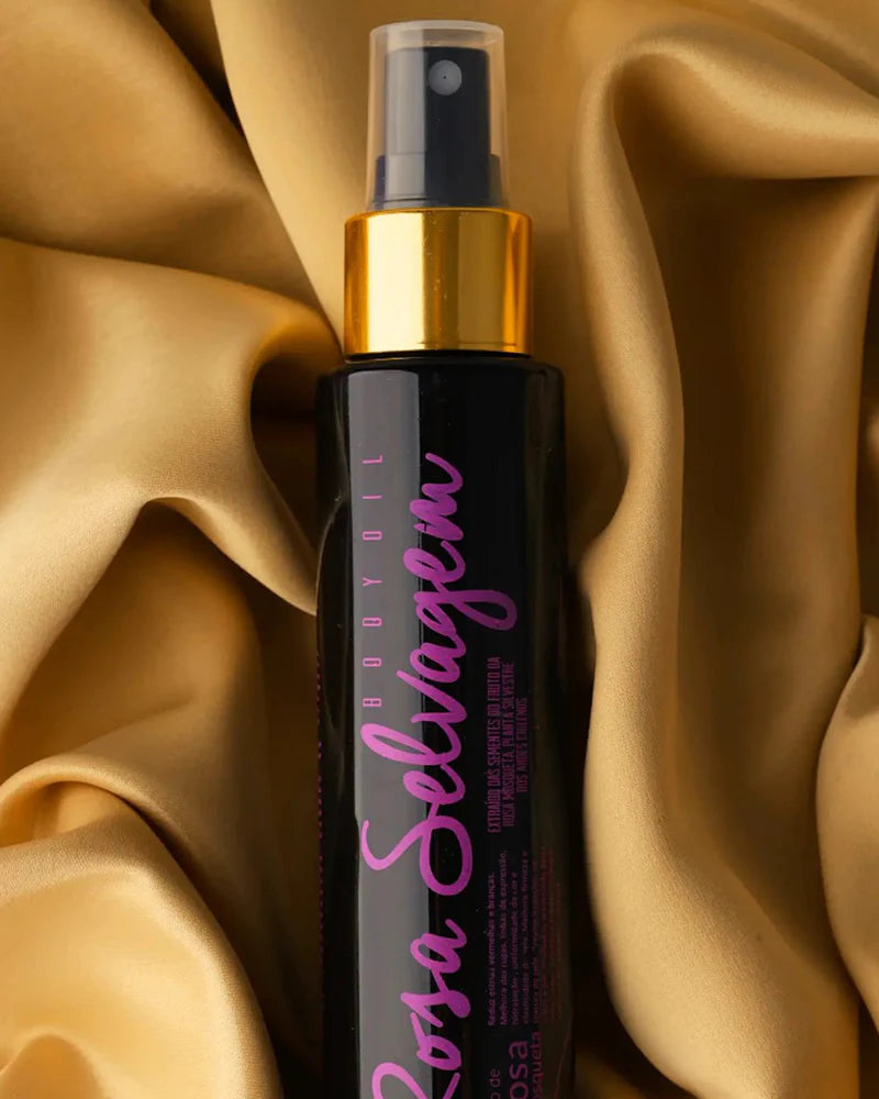 Rosa Selvagem - Óleo Clareador Corporal 3 unids. + Sérum Niacinamida 25%