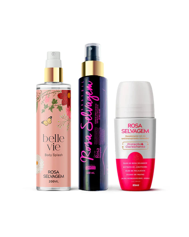 Kit Belle Vie + Óleo Clareador + Desodorante