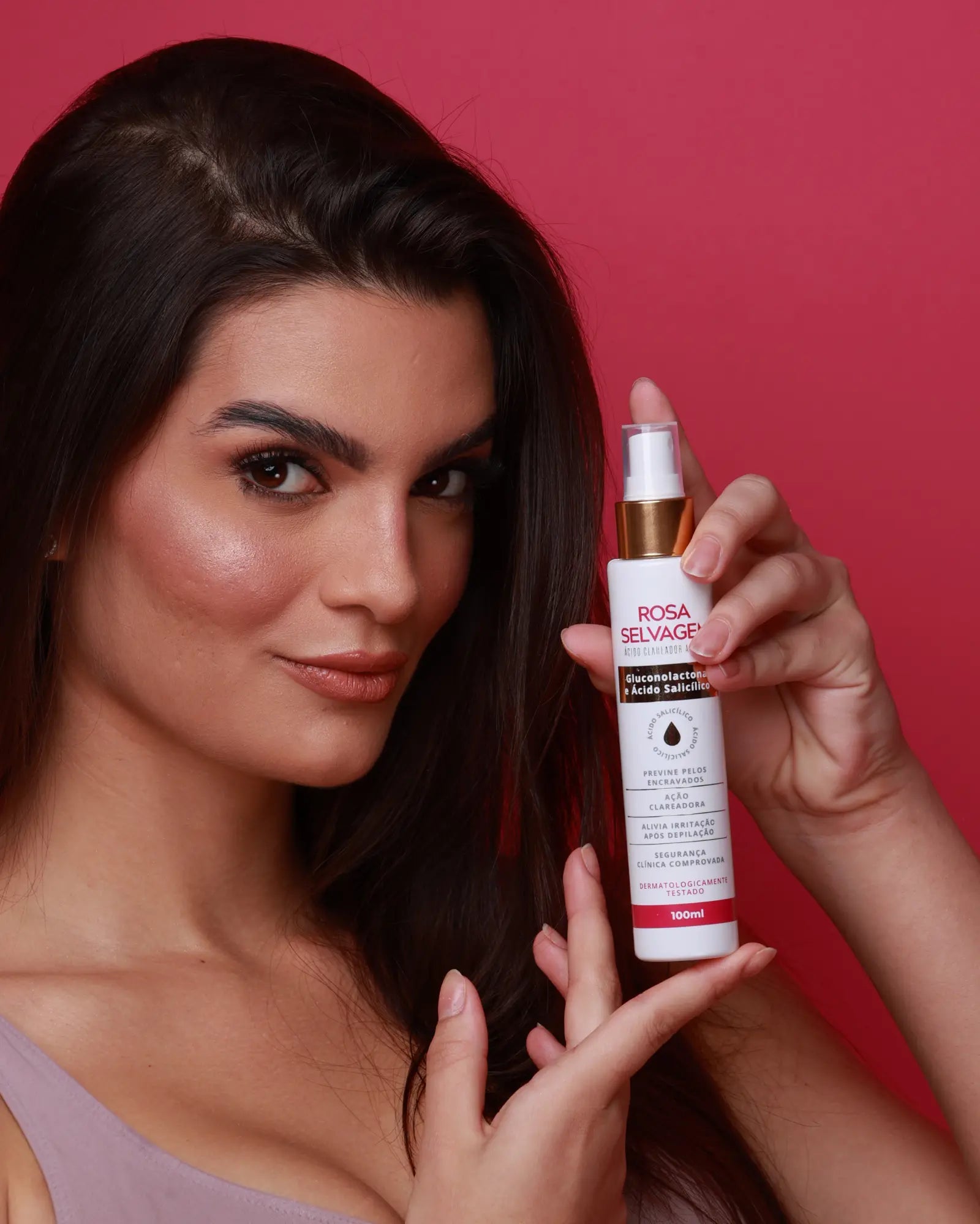 Kit Skincare: Ácido Clareador + Espuma de Limpeza+ Sérum Lifting + Óleo Clareador
